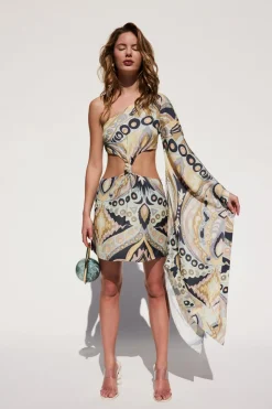 Discount Cult Gaia Lucy Dress Aloe Multi