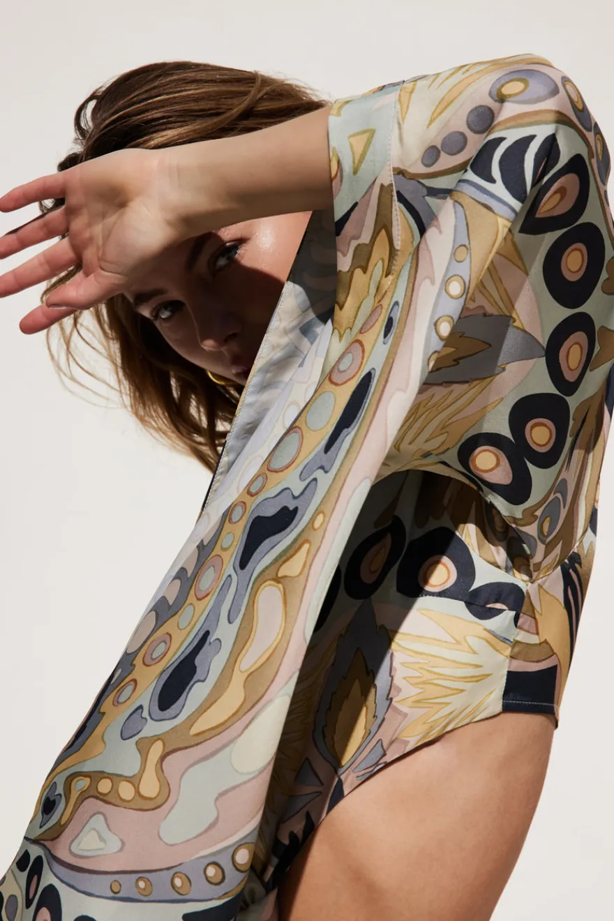 Discount Cult Gaia Lucy Dress Aloe Multi