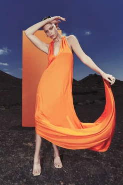 Clearance Cult Gaia Luna Gown Poppy