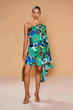 Best Cult Gaia Malia Dress Botanic Aqua