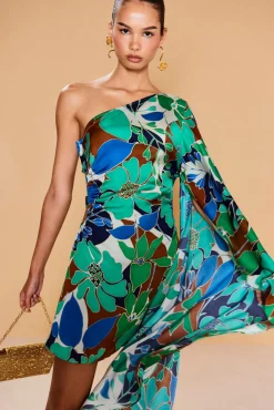 Best Cult Gaia Malia Dress Botanic Aqua