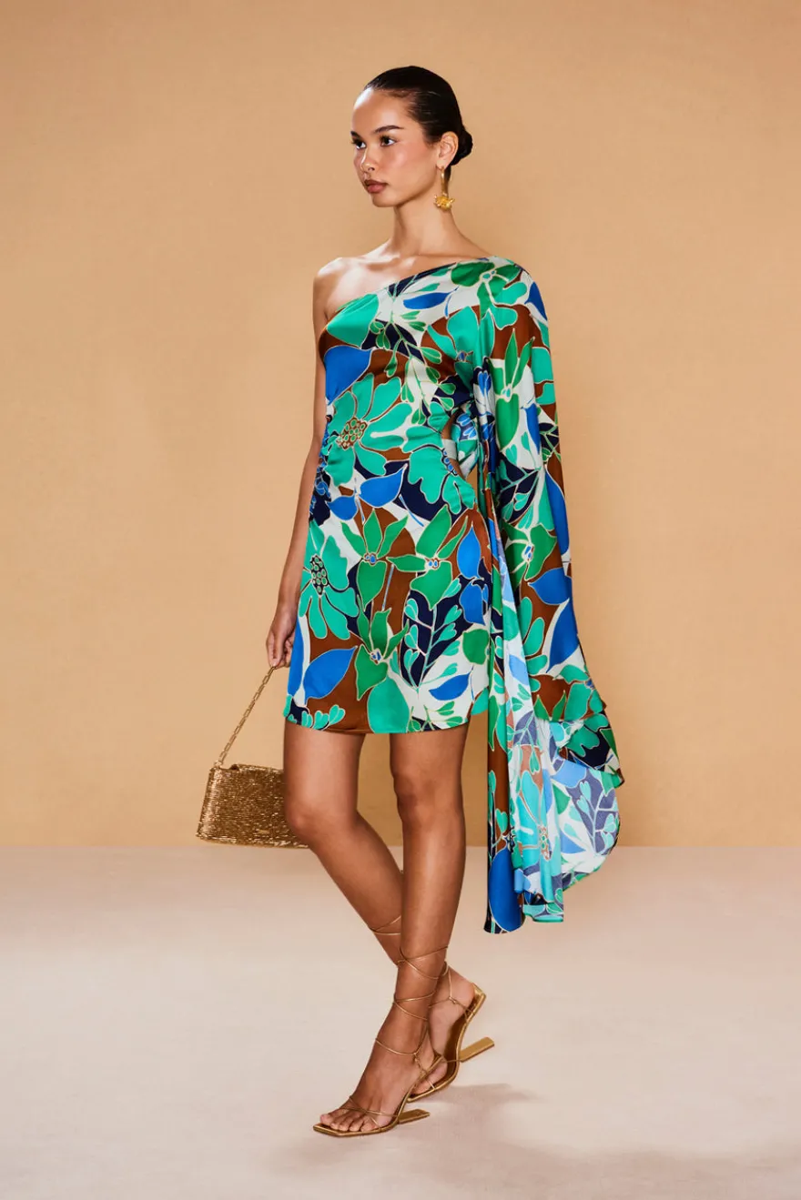 Best Cult Gaia Malia Dress Botanic Aqua