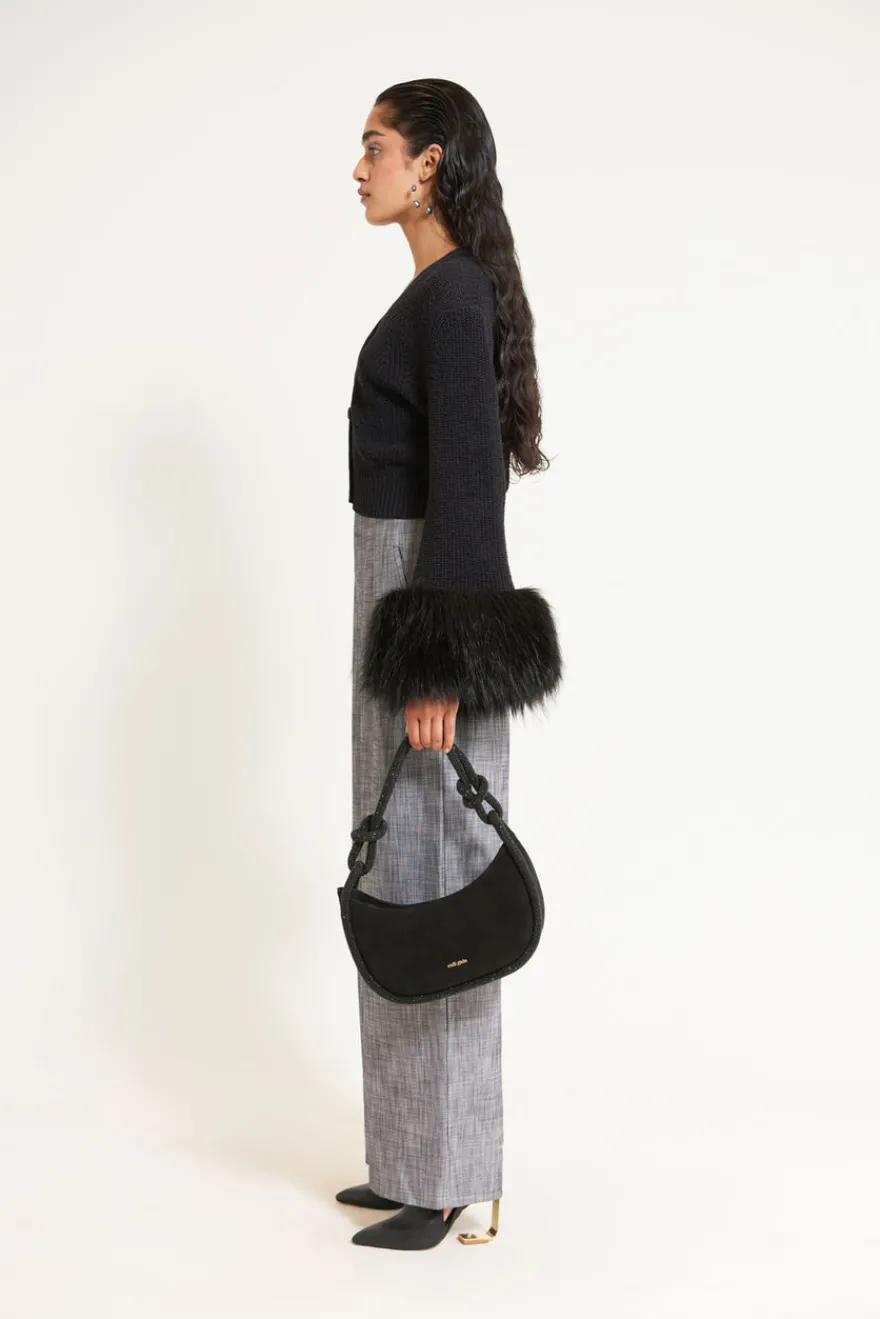 Outlet Cult Gaia Melanie Knit Cardigan Black
