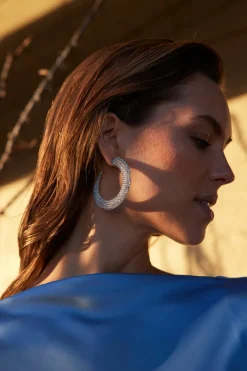 Discount Cult Gaia Mira Earring Light Sapphire