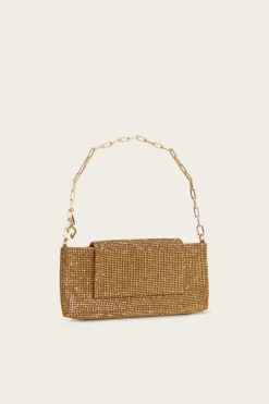 Cult Gaia Mirai Shoulder Bag Champagne