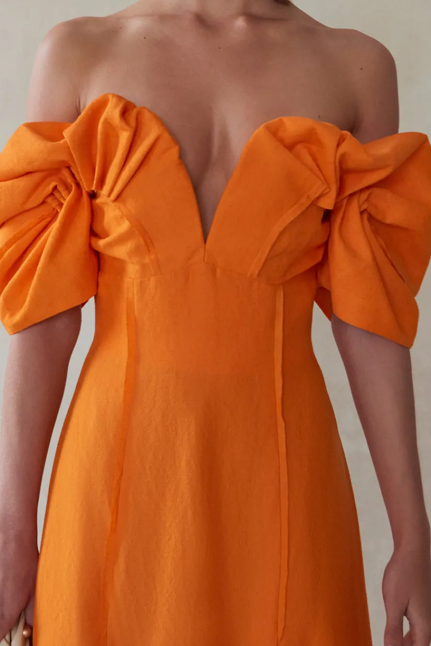 Sale Cult Gaia Muna Dress Papaya