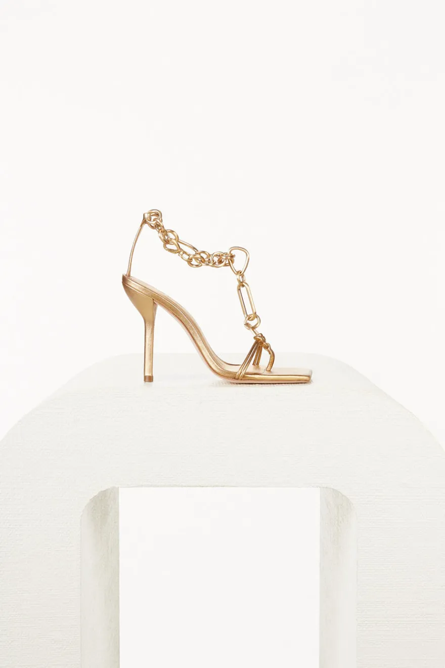 New Cult Gaia Naima Sandal Gold