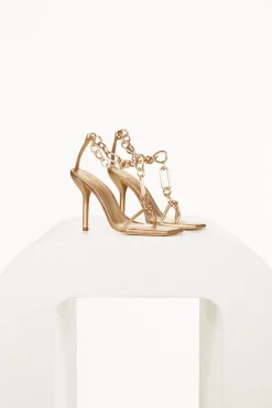New Cult Gaia Naima Sandal Gold