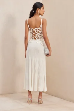 Clearance Cult Gaia Nalda Knit Dress Off White