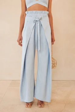 Cult Gaia Naomi Pant Ice Blue