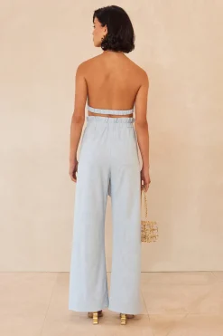 Cult Gaia Naomi Pant Ice Blue