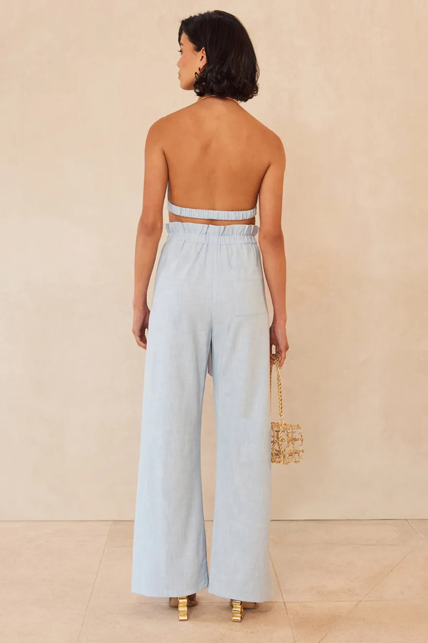 Cult Gaia Naomi Pant Ice Blue