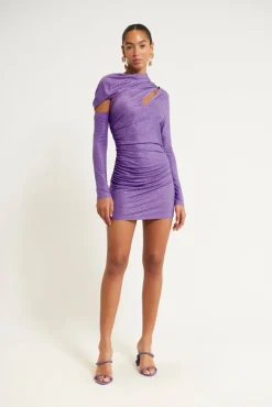 Hot Cult Gaia Nicole Dress Amethyst