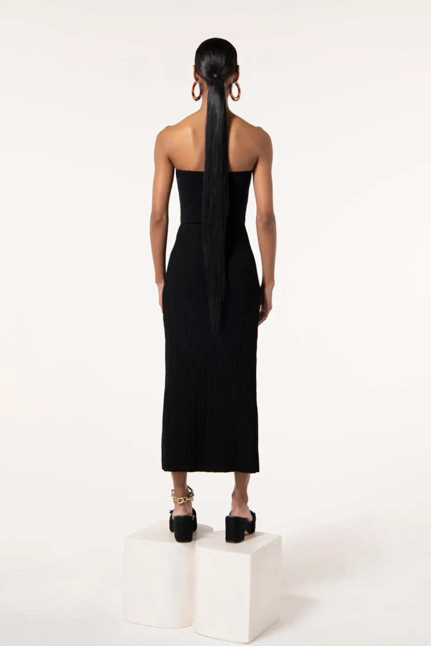 Outlet Cult Gaia Ozzy Knit Skirt Black