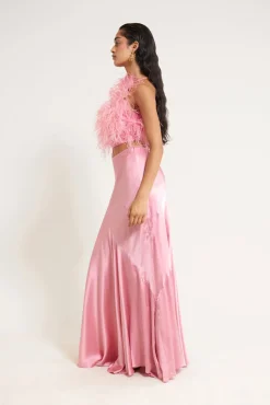 Discount Cult Gaia Pelli Skirt Shell Pink