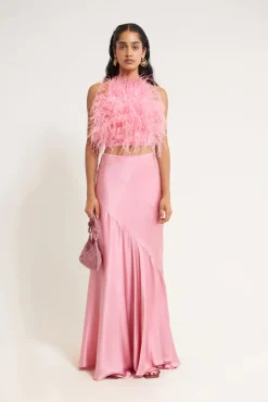 Discount Cult Gaia Pelli Skirt Shell Pink