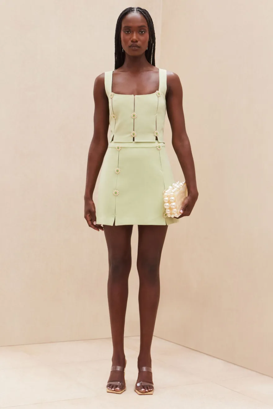 New Cult Gaia Pina Top Jade