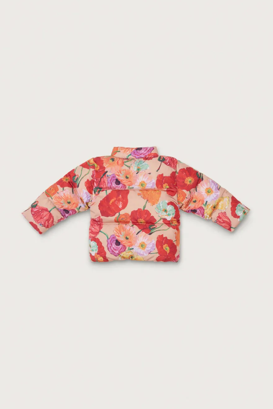New Cult Gaia Polina Kids Puffer Painted Floral
