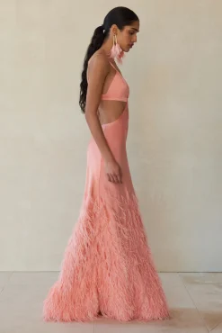 Cult Gaia Raisa Gown Azalea