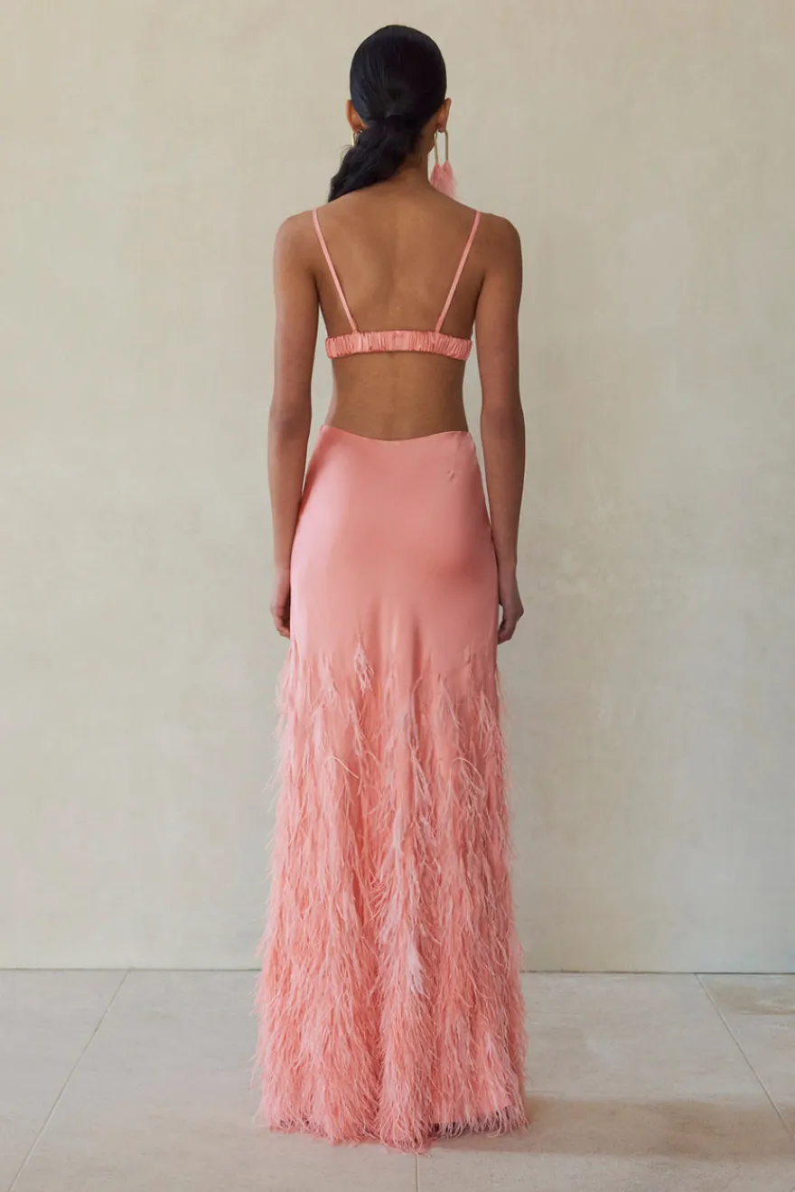Cult Gaia Raisa Gown Azalea