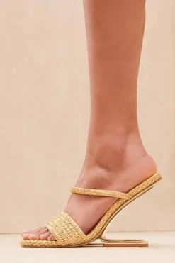New Cult Gaia Rene Sandal Gold
