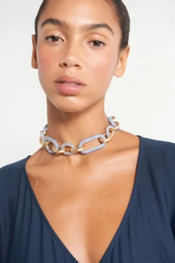New Cult Gaia Reyes Necklace Light Sapphire