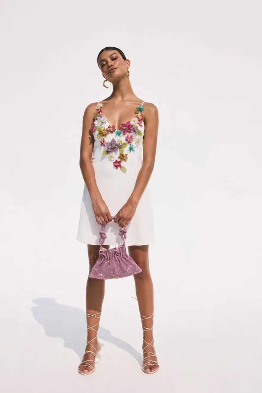 Hot Cult Gaia Rhodes Dress Off White