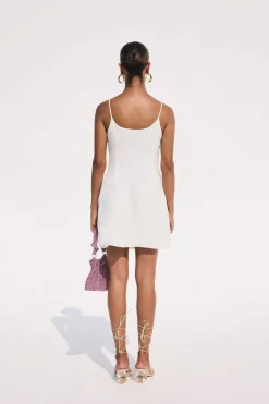Hot Cult Gaia Rhodes Dress Off White