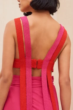 Cult Gaia Rihanna Knit Top Calliandra