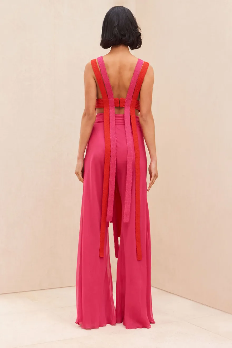 Cult Gaia Rihanna Knit Top Calliandra