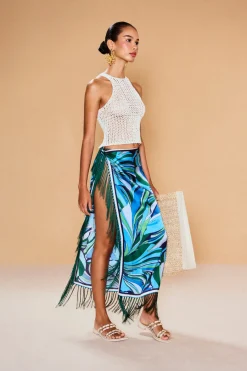 Sale Cult Gaia Roxy Knit Top Off White