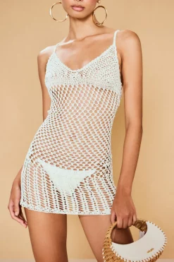 Clearance Cult Gaia Salma Crochet Coverup Off White
