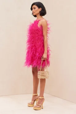 New Cult Gaia Shannon Dress Qajar Rose