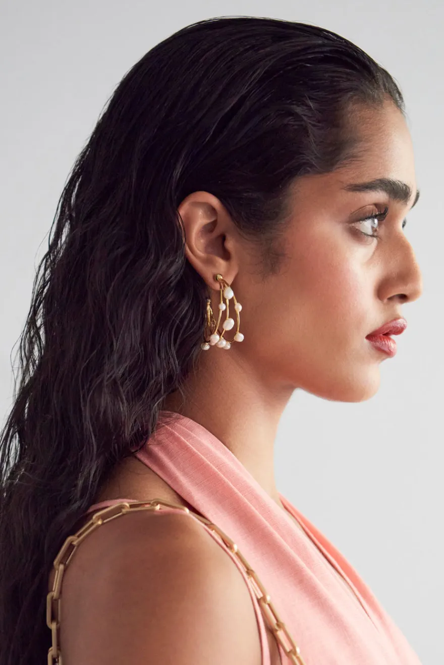 Cult Gaia Shanti Earring Pearl