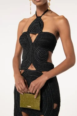 Sale Cult Gaia Shenaz Crochet Dress Black