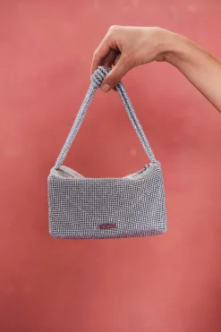 Online Cult Gaia Sienna Mini Rhinestone Bag Clear