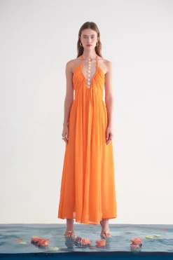 Clearance Cult Gaia Sloane Dress Papaya