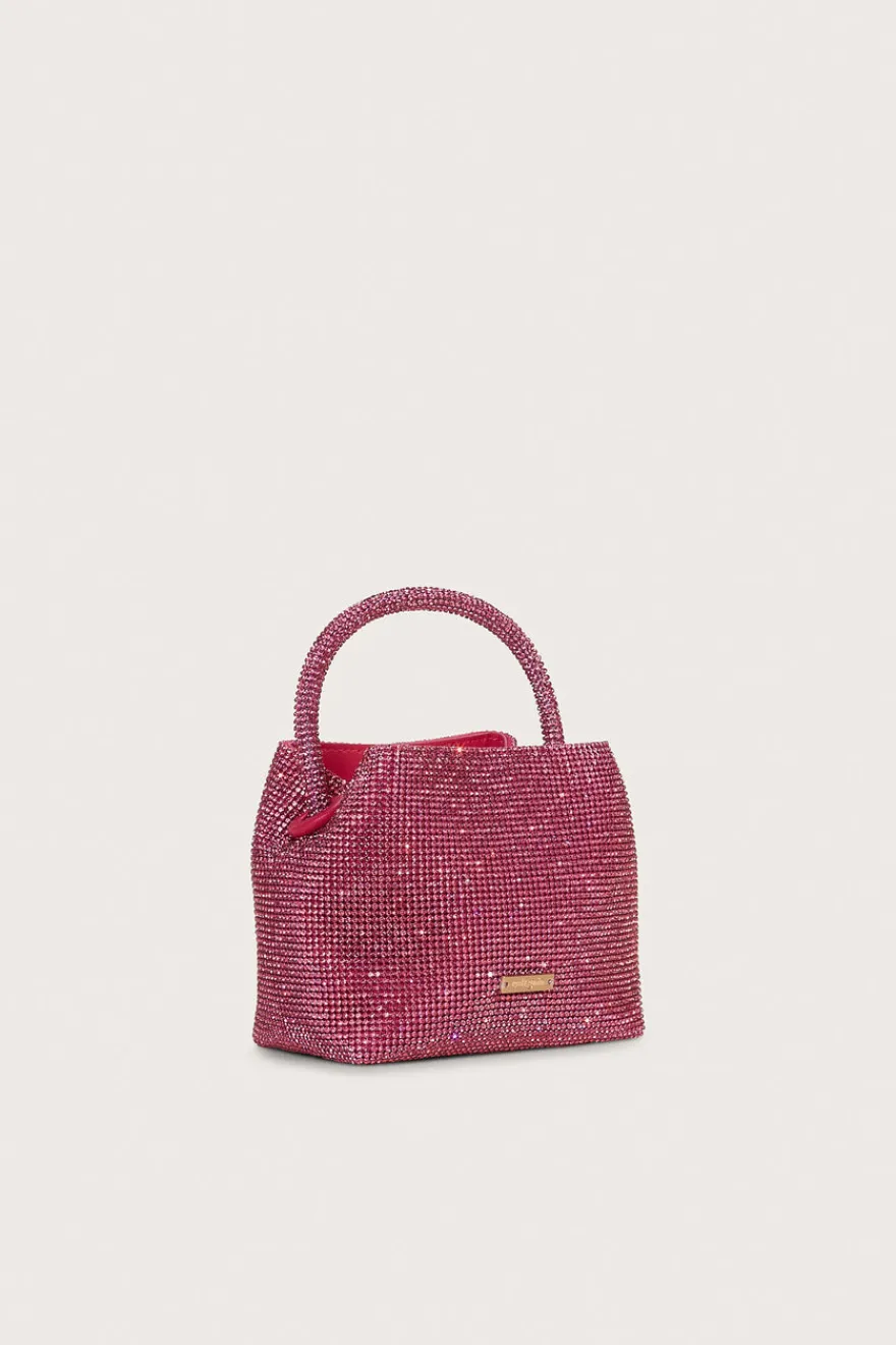 Best Cult Gaia Solene Mini Rhinestone Bag Rose