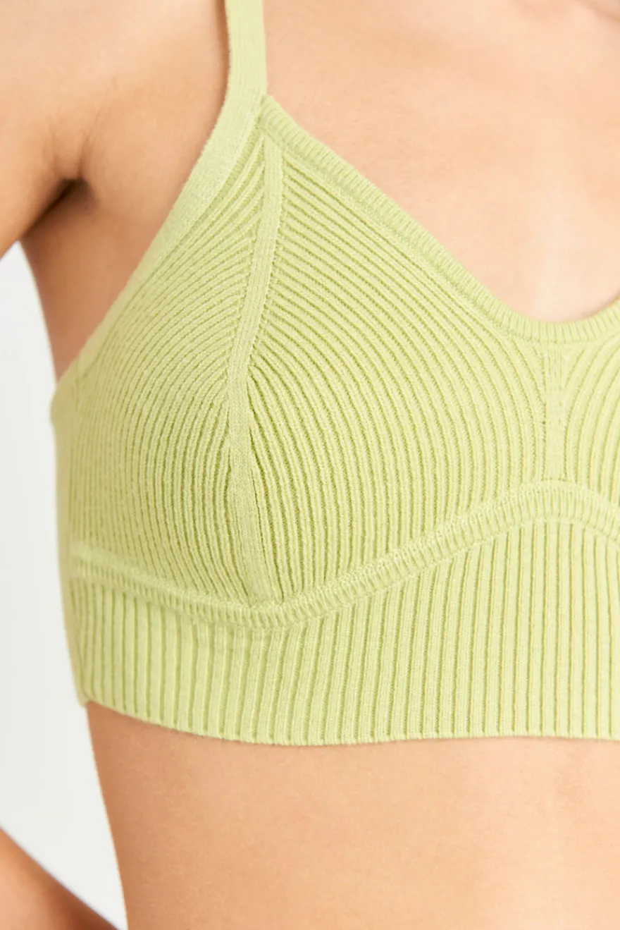 Clearance Cult Gaia Somage Knit Top Avocado