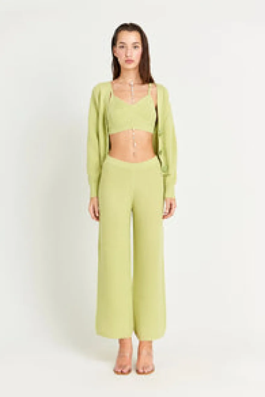 Clearance Cult Gaia Somage Knit Top Avocado
