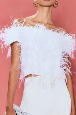 Cult Gaia Sosha Top Off White