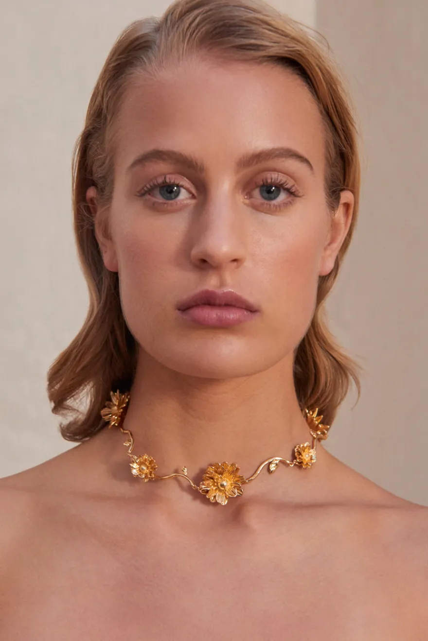 Sale Cult Gaia Suki Choker Shiny Brass