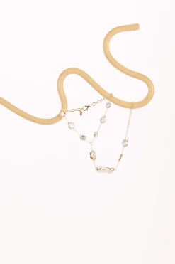 Cult Gaia Suri Toe Ring Anklet Pearl