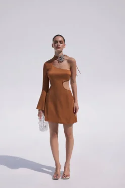 Hot Cult Gaia Taja Dress Ginger