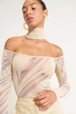 Discount Cult Gaia Tracie Knit Top Khaki