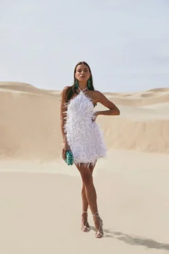 Sale Cult Gaia Vale Dress Off White