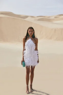 Sale Cult Gaia Vale Dress Off White