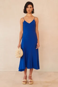 Cult Gaia Veda Dress Persian Blue