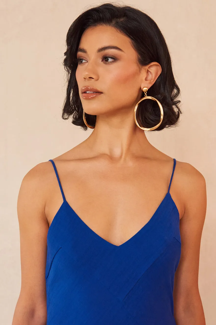 Cult Gaia Veda Dress Persian Blue