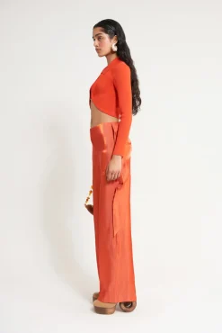Discount Cult Gaia Viola Knit Top Rouge